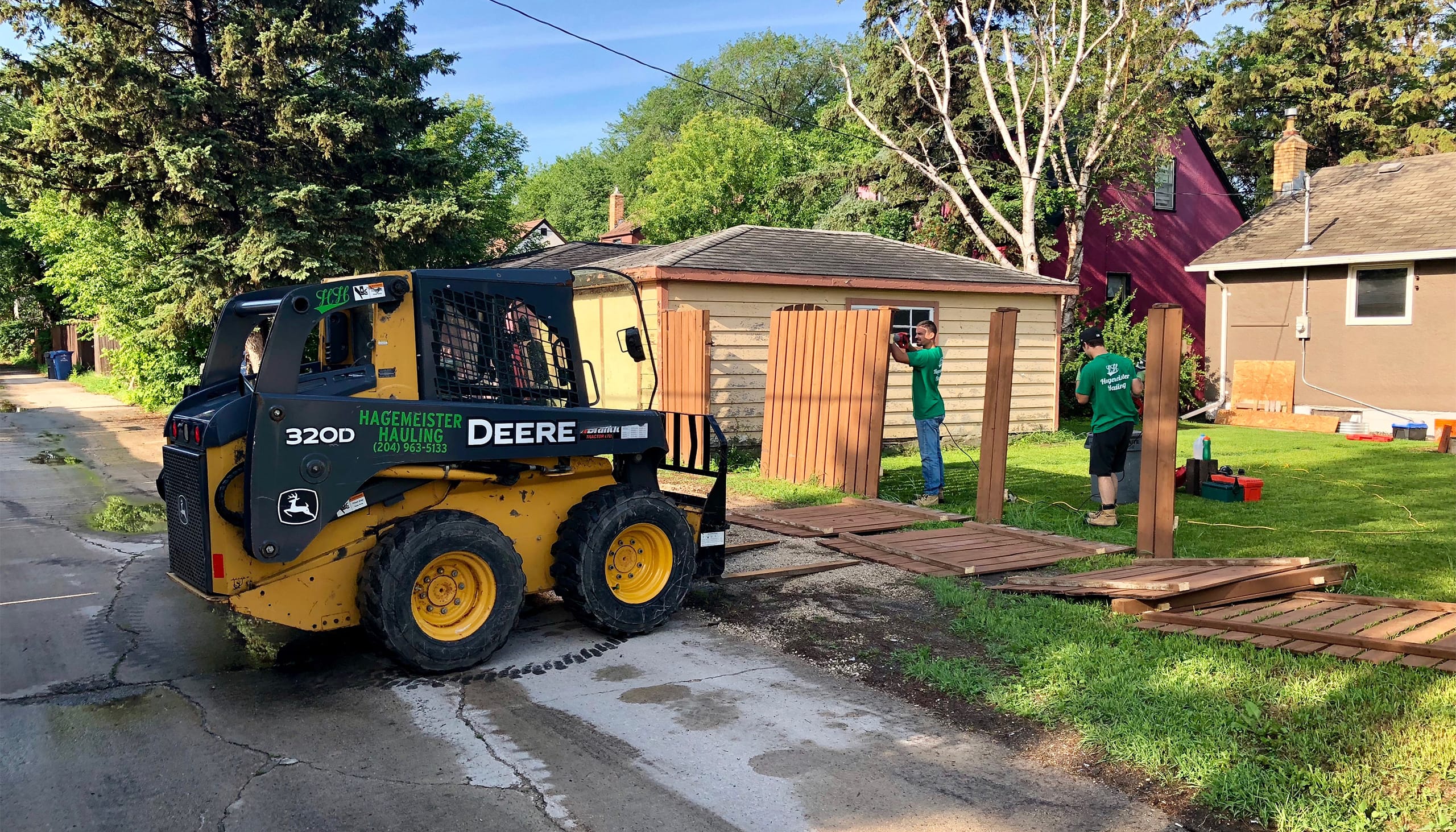 Yard Waste Removal Winnipeg Hagemeister Hauling